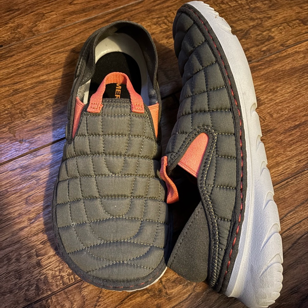 Merrell Gray and Orange Shoes